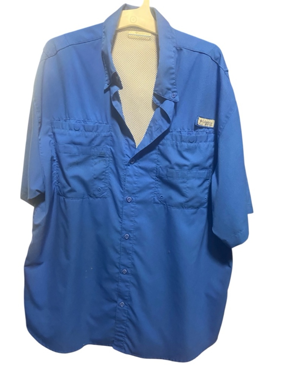 Columbia Royal Blue Short-Sleeve Performance Shirt